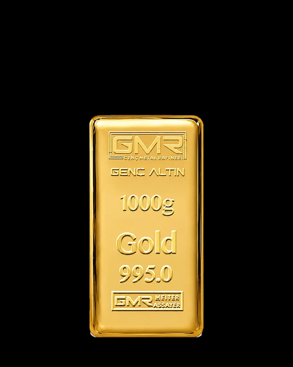 1 Kilogram 24 Ayar Külçe Altın 995,0, Ön yüz