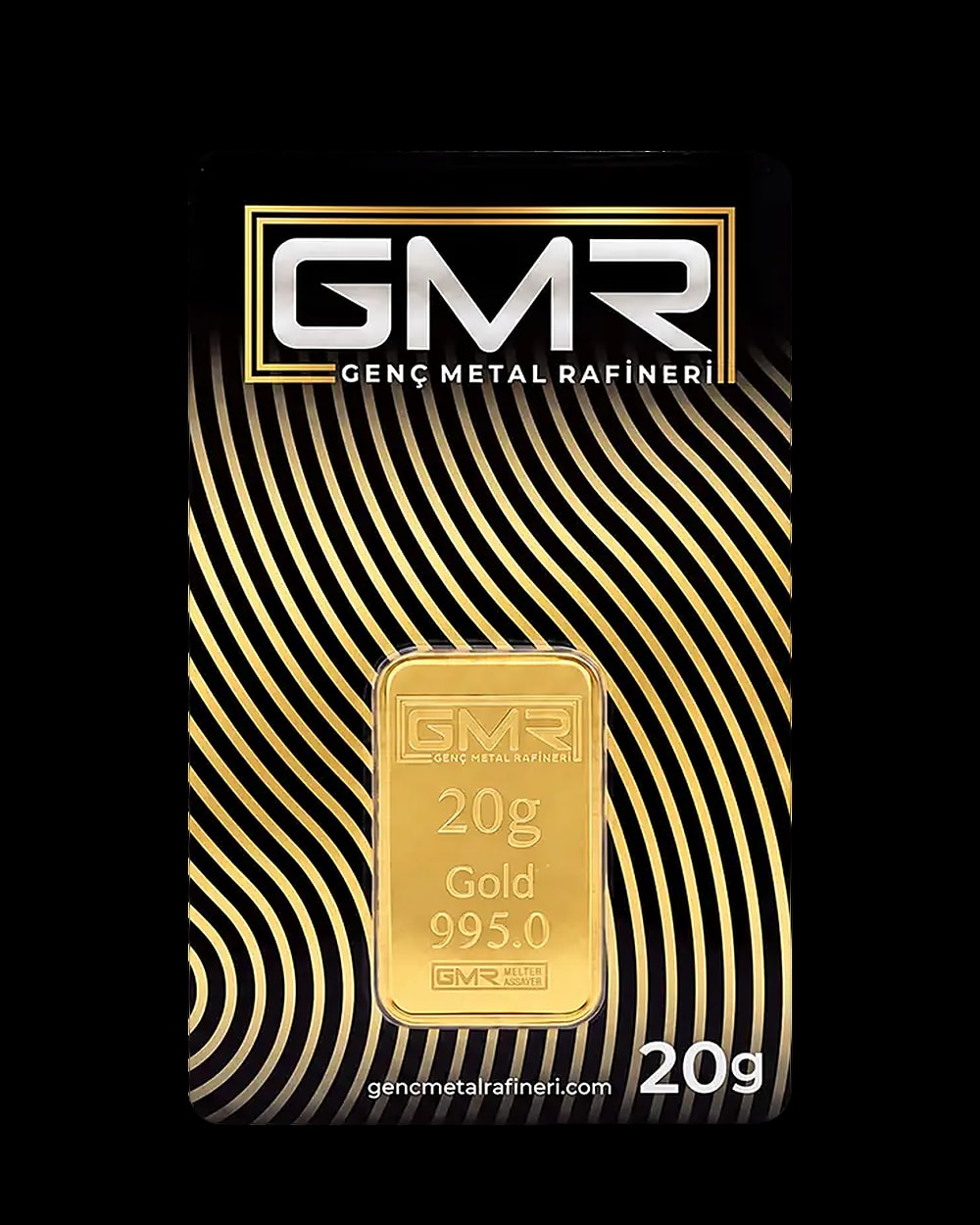 20 Gram 24 Ayar Külçe Altın 995,0, Ön yüz