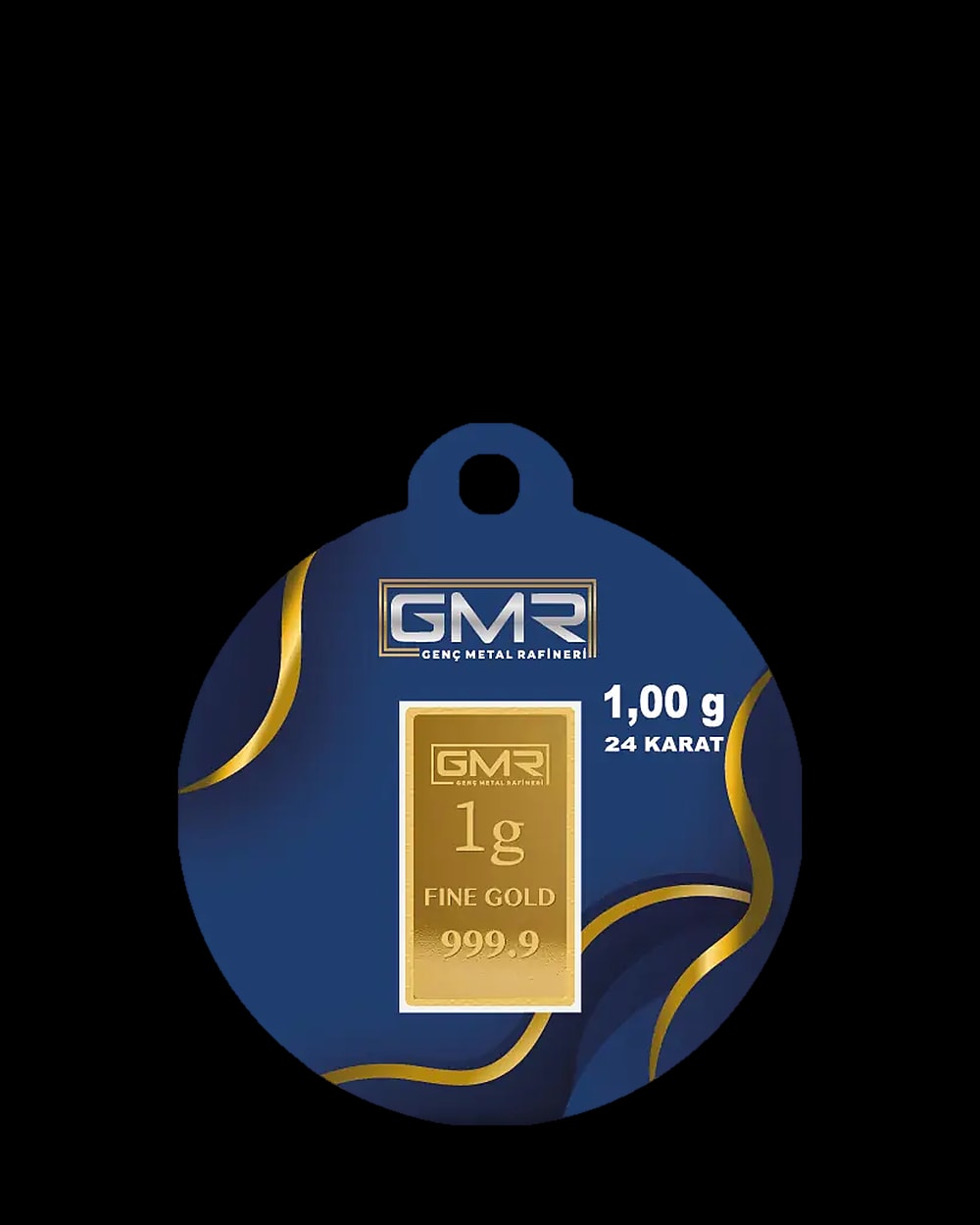 1 Gram 24 Ayar Külçe Altın 999,9, Ön yüz